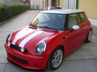 Mini cooper chili red 