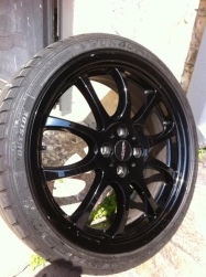 CERCHI R105 DOUBLE SPOKE NERO LUCIDO
