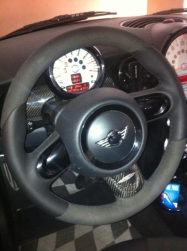 volante jcw pelle alcantara