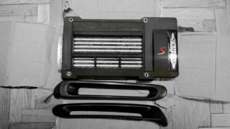 GP Intercooler & Orranje rear bumper GP inserts