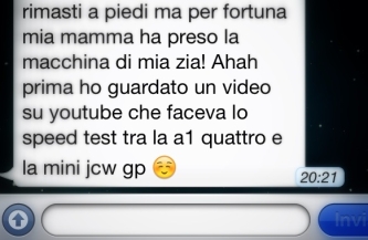 poi la ragazza con cui stai uscendo ora ti manda questo messaggio!! ❤