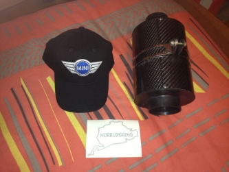 Filtro BMC + Cappellino Mini + Adesivo Nurburgring