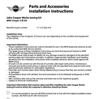 More information about "Istallazione Kit motore JCW"